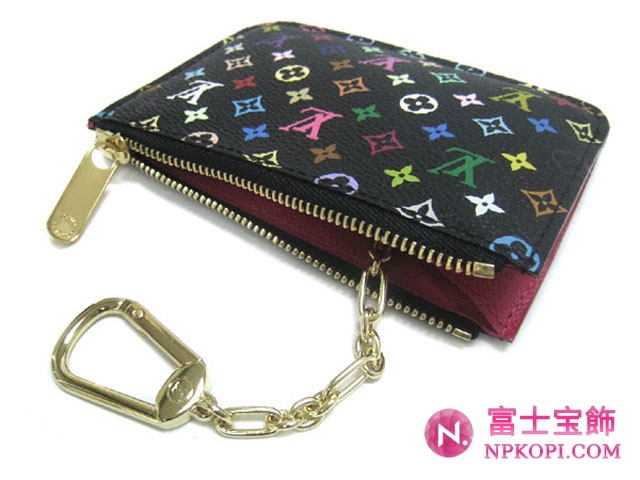(LOUIS VUITTON)ルイヴィトンコピー モノグラムマルチカラー キーコインケース ポシェットクレ M93735